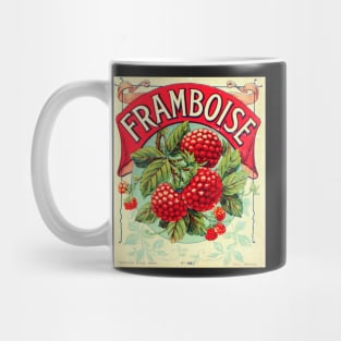 Retro poster - pub - vintage - Raspberry - Fruit - Mug